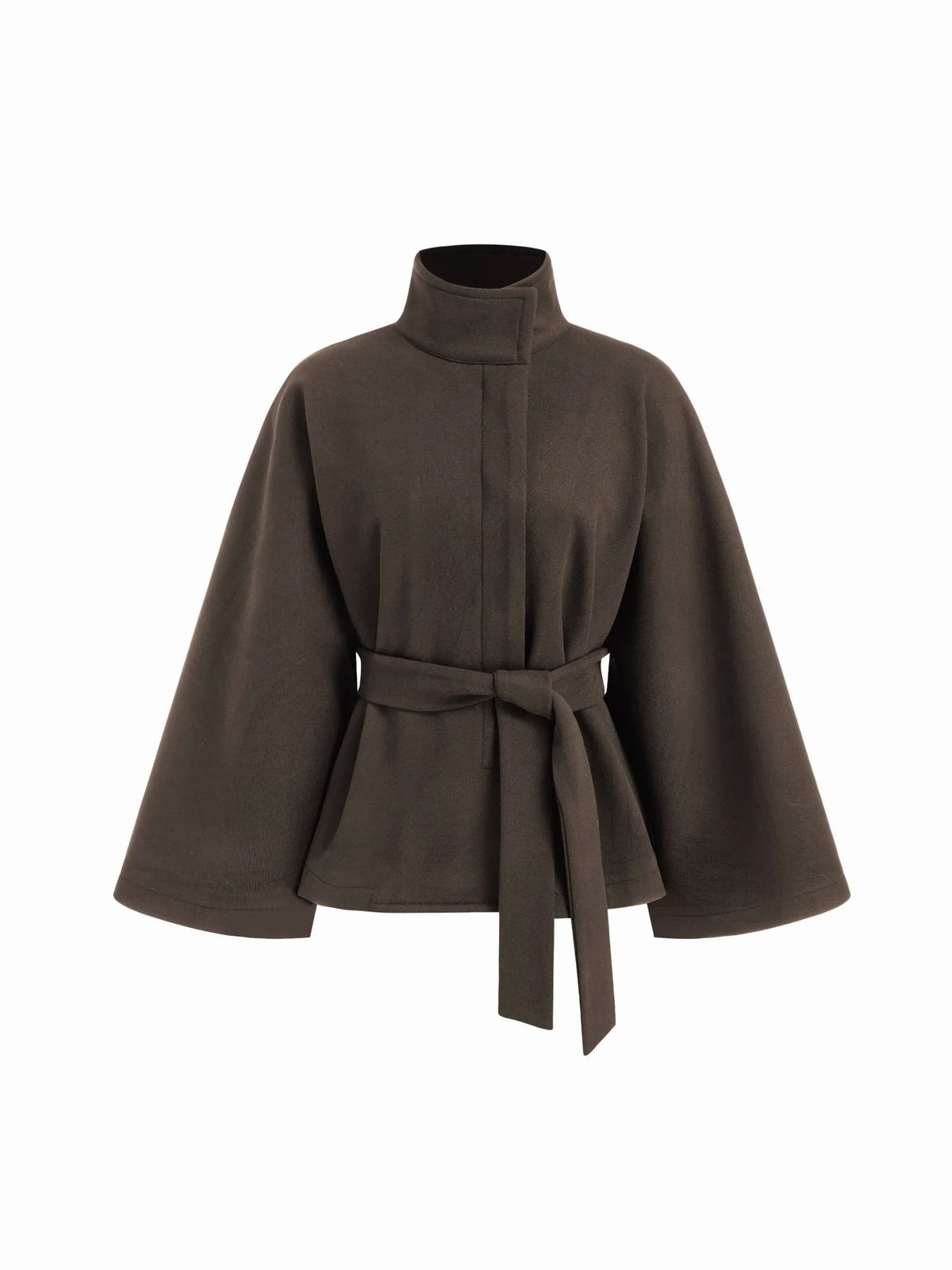 Wool Trench Coat Macchiato