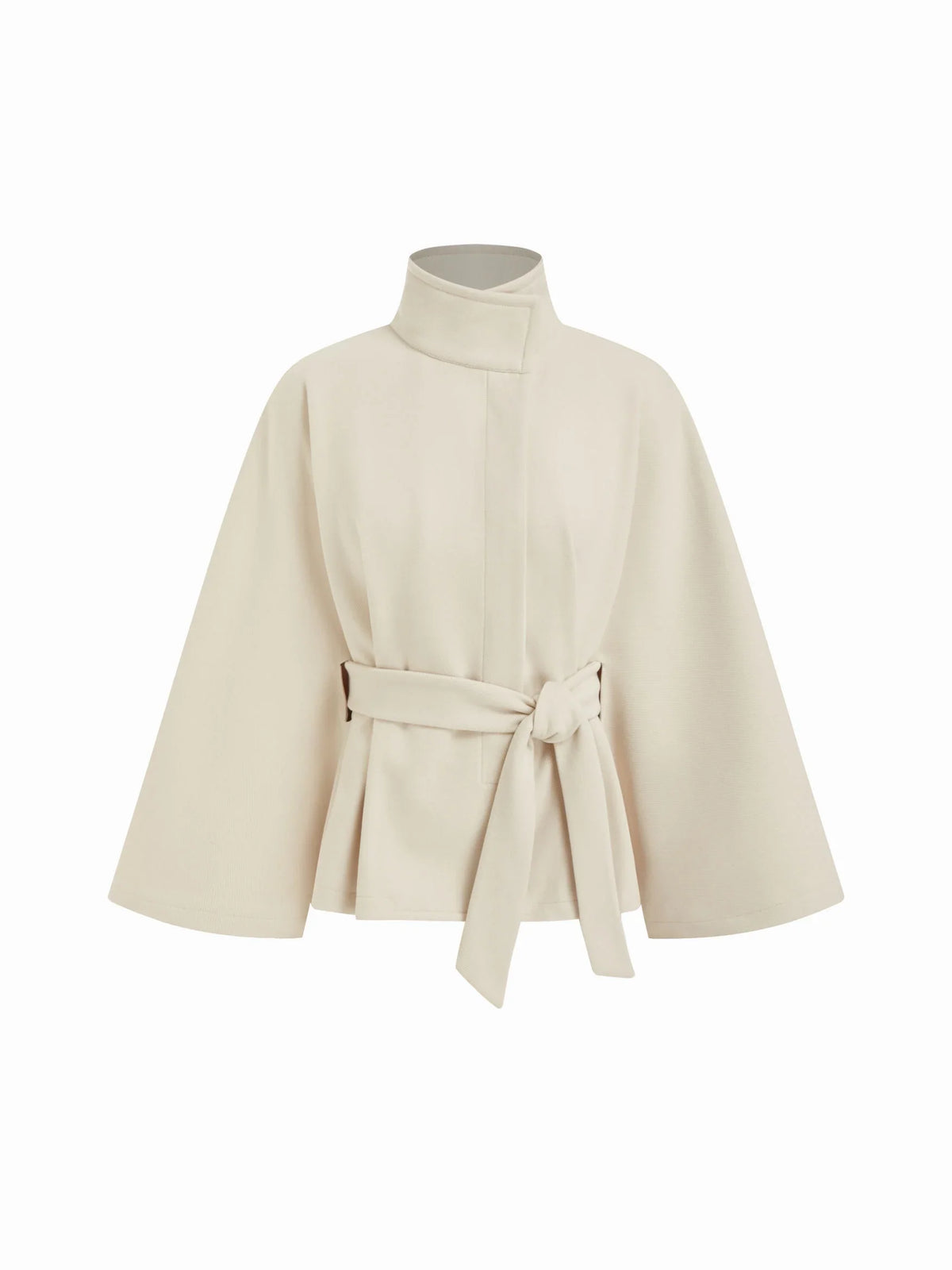 Wool Trench Coat Creamy