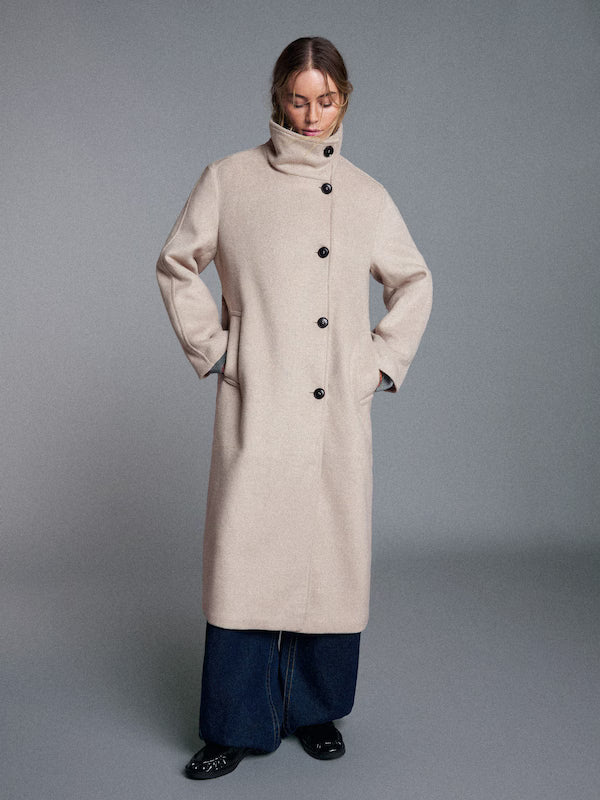 Long Coat Soft Cream