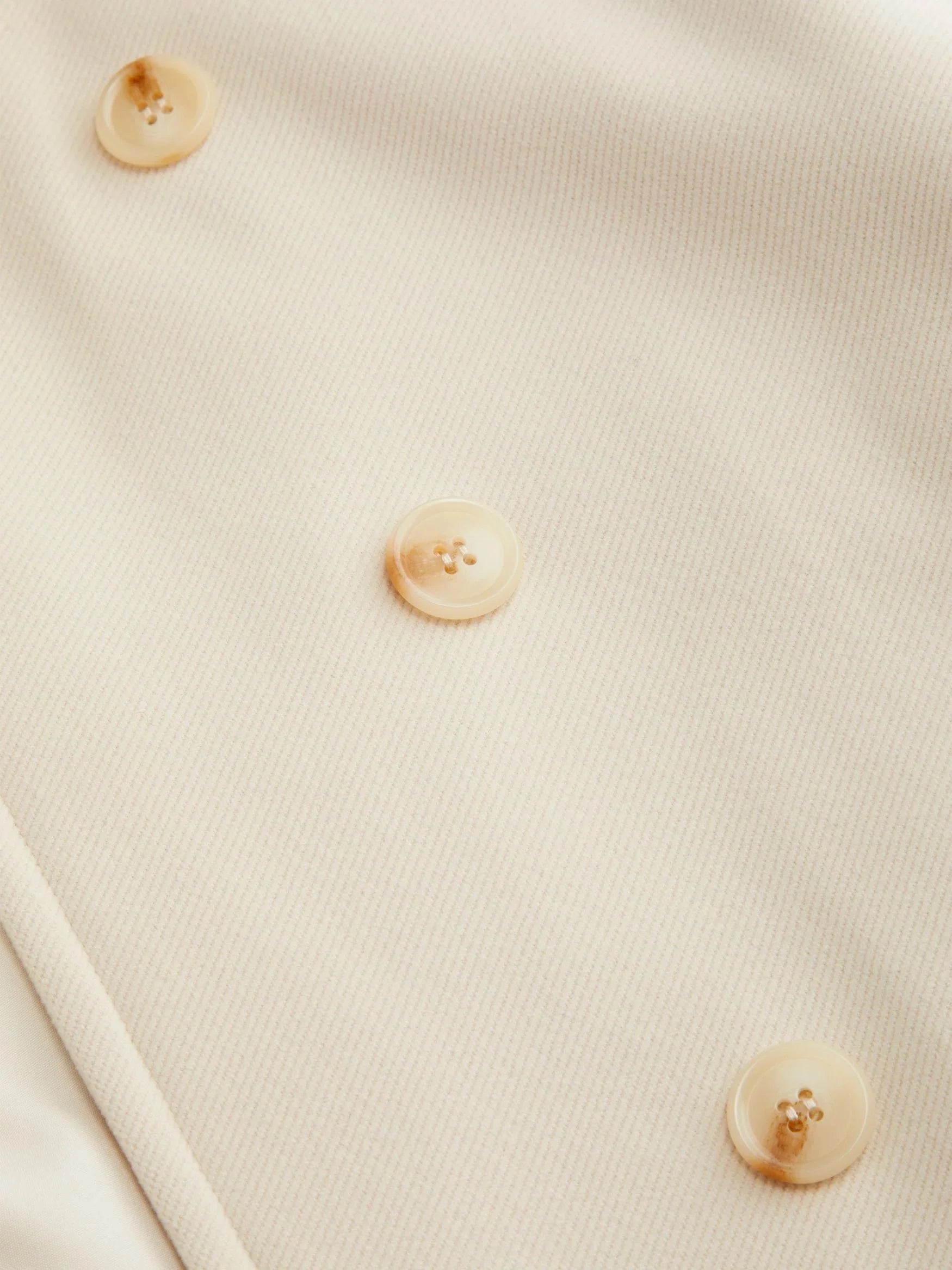 Wool Trench Coat Creamy
