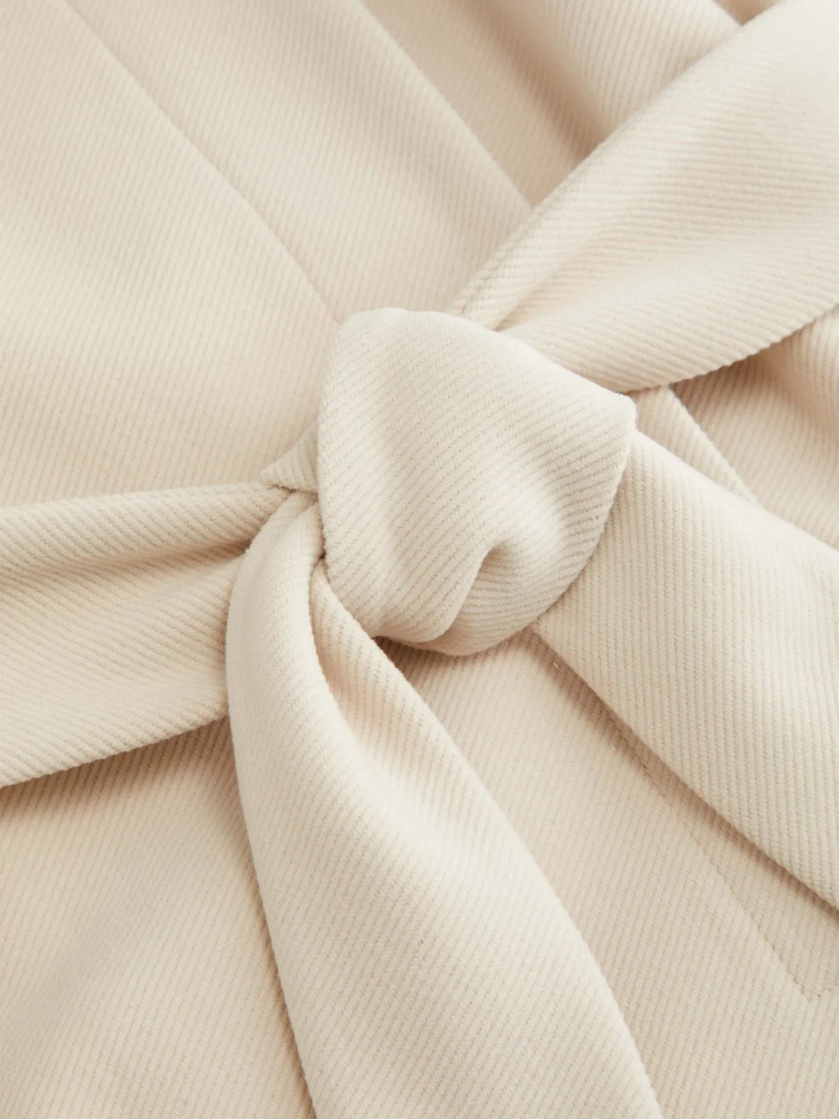 Wool Trench Coat Creamy